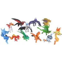 Adlibris Figurer - Nature Hals - 12 stk. - Draker - - OneSize - Lekefigur