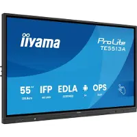 Iiyama ProLite TE5513A-B2AG - 55 Diagonalklasse (54.6 synlig) LED-bakgrunnsbelyst LCD-skjerm - interaktiv digital skilting - med berøringsskjerm (flerberørings) / valgfri PC-mulighet - 4K UHD (2160p)