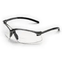 Univet brille 552 m. sort stel, klar linse & styrke i læsefelt +2
