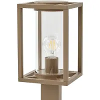 LUCANDE veilampe Ferda, 60 cm, brun, IP44