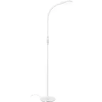 Briloner LED-gulvlampe Office Remote, fjernkontroll, hvit