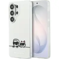 Karl Lagerfeld Samsung Galaxy S26 Ultra IML Karl&Choupette Peekaboo Logo magnetisk-deksel - hvit