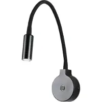 Faro LED-vegglampe Pixie med fleksbel arm, svart