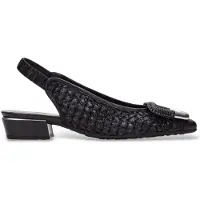 Hispanitas for woman. RHV264658 Black Azucena shoes (39), Leather, Flat, 1 to 3 cm, None, Casual, Party, Classic
