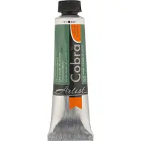 Cobra Artist Water-Mixable Oil Colour Tube Chromium Oxide Green 668