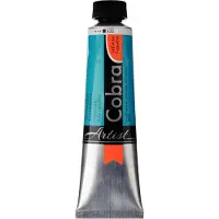 Cobra Artist Water-Mixable Oil Colour Tube Turquoise Blue 522