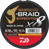 Daiwa J´braid Exp X8 300 M Flettet Fiskesnøre
