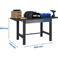 Simonwork (bancos De Trabajo) Bt6 Box Metallhylle 830x1200x730 Mm