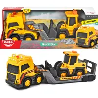 Dickie Toys Volvo Lastebil Med Gravemaskin Lys Og Lyd 32 Cm