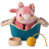 Lilliputiens Jeanne Katt Med Kurv Teddy