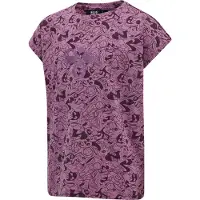 Hummel T-skjorte - hmlSpace Jam Diez - Lilla m. Bordeaux - - 6 år (116) - T-skjorte