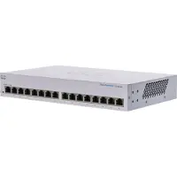 Cisco Business 110 Series 110-16T - Switch - ikke-styrt - 16 x 10/100/1000 - rackmonterbar, stasjonær, veggmonterbar