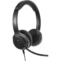 Targus AEH104GL - Hodesett - on-ear - konvertibel - Bluetooth - trådløs, kablet - 3,5 mm jakk - lydisolerende - svart