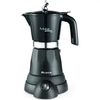 Ariete 1368/01, Elektrisk mokkakanne, Malt kaffe, 480 W, Svart
