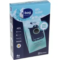 Electrolux s-bag Anti-Allergi støvsugerposer (4 poser) - E206S 9001684605