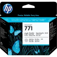 Hp Ink 771 - Lysegrå, fotosort - skriverhode
