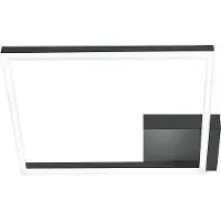 FABAS LUCE Bard LED-taklampe, 42x42 cm, antrasitt