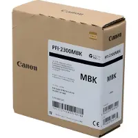 Canon PFI-2300 MBK - 330 ml - matt svart - original - blekktank - for imagePROGRAF GP-2000, GP-4000