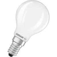Osram LED-pære dråpeformet, E14, 3,4 W, matt 2700 K dimbar