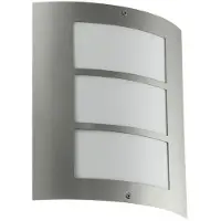 Eglo CITY outdoor wall lamp stainless steel