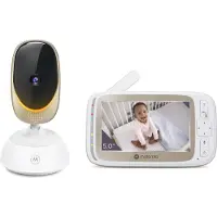 Motorola Nursery VM85 Connect - Spedbarnsovervåkingssystem - trådløs (Wi-Fi, 2.4GHz radio) - 5 - 1 kamera(er)
