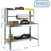 Simonwork (bancos De Trabajo) Bt4 Arbeidsbenk 1445x1210x760 Mm
