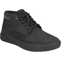 Timberland for man. TB0A5S5M0151 Seneca Bay lace-up low top leather trainers black (46), Flat, Laces, Casual