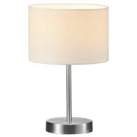 TRIO bordlampe Hvit HOTEL nattbordlampe 501100101