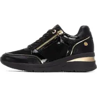 Xti for woman. 14422301-NEGRO Trainers 144223 black (36), 1 to 3 cm, Zip, Casual