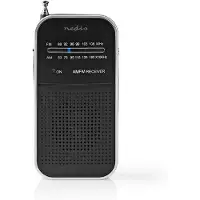 Nedis Bærbar FM-radio med hodetelefonkontakt - lommestørrelse med 1,5 W toppeffekt