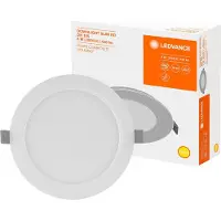 Ledvance Downlight Slim Rund 6W 3000K, 423 lumen, 105 mm