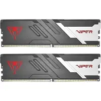 Patriot Memory Patriot Viper Venom DDR5 series - DDR5 - sett - 32 GB: 2 x 16 GB - DIMM 288-pin - 3000 MT/s / PC5-48000 - CL30 - 1.35 V - ikke-bufret - on-die ECC - sølv, rød, matt svart