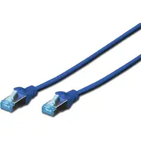 Digitus Ecoline patch cable - 50 cm - blue - Blå - 0.5 meter