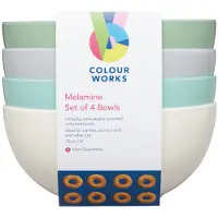Colourworks Klassisk Melaminbolle-sett 4 Enheter