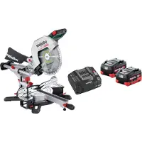 Metabo KGS 18 LTX BL, Dobbel skråstilling, 3700 RPM, 50°, 50°, 47°, 47°
