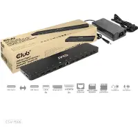 Club 3D - Dokkingstasjon - USB-C - 2 x HDMI, DP - 1GbE - 120 watt