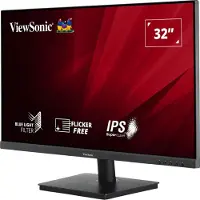 Viewsonic VA3209-MH - LED-skjerm - 32 (31.5 synlig) - 1920 x 1080 Full HD (1080p) @ 75 Hz - IPS - 250 cd/m² - 1200:1 - 4 ms - HDMI, VGA - høyttalere