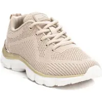 Xti for woman. 14245203-BEIGE Trainers 142452 beige (39), Fabric, Flat, Laces, Casual