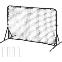 OEM fotballreboundtrener, 6x4FT jernfotballtreningsutstyr, sportfotballreboundervegg, dobbeltsidig reboundnett, enkel montering, perfekt for hagetrening, solotrening, pasninger