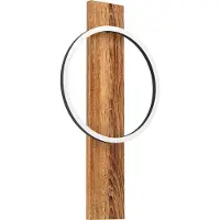 Eglo BOYAL VÆG 12W 1700LM SORT/RUSTIK TRÆ FSC
