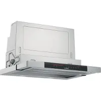 Bosch Serie | 8 DFS067K51 - Panser - teleskopisk - Nisje - bredde: 52.4 cm - dybde: 29 cm - ekstraksjon og resirkulasjon (-) - med intern motor - rustfritt stål