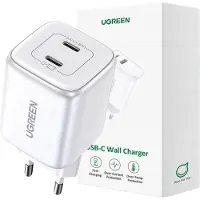 UGREEN Nexode GaN 45W Dual USB-C PD Charger - White