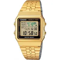 Casio A500wga-1 39mm 3atm Quartz Digital Klokke