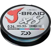Daiwa J-braid 8 Flettet Fiskesnøre 150 M
