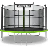 Zipro Trampolin med net og stige Ø374cm