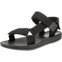 Camper for man. K100539-001 Match Sandals black (42), Flat, 1 to 3 cm, Velcro, Casual