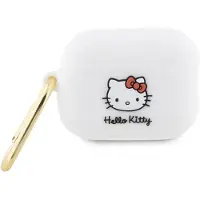 Hello Kitty 3D Kitty Head-etui i silikon for AirPods Pro 2 (2022/2023) - hvit