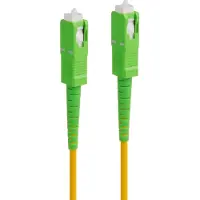 Macleans Patchcord fiberoptisk kabel , SC/APC-SC/APC, enkeltmodus, lengde 3m, simplex, G657A2, MCTV-433