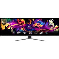 MSI MPG 491CQPDE QD-OLED - OLED-skjerm - gaming - kurvet - 49" - 5120 x 1440 Dual Quad HD @ 144 Hz - 1000 cd/m² - 1500000:1 - DisplayHDR 400 True B...