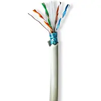 Nedis Stranded F/utp Copper 50 M Indoor Lszh Cat6-spole Nettverkskabel